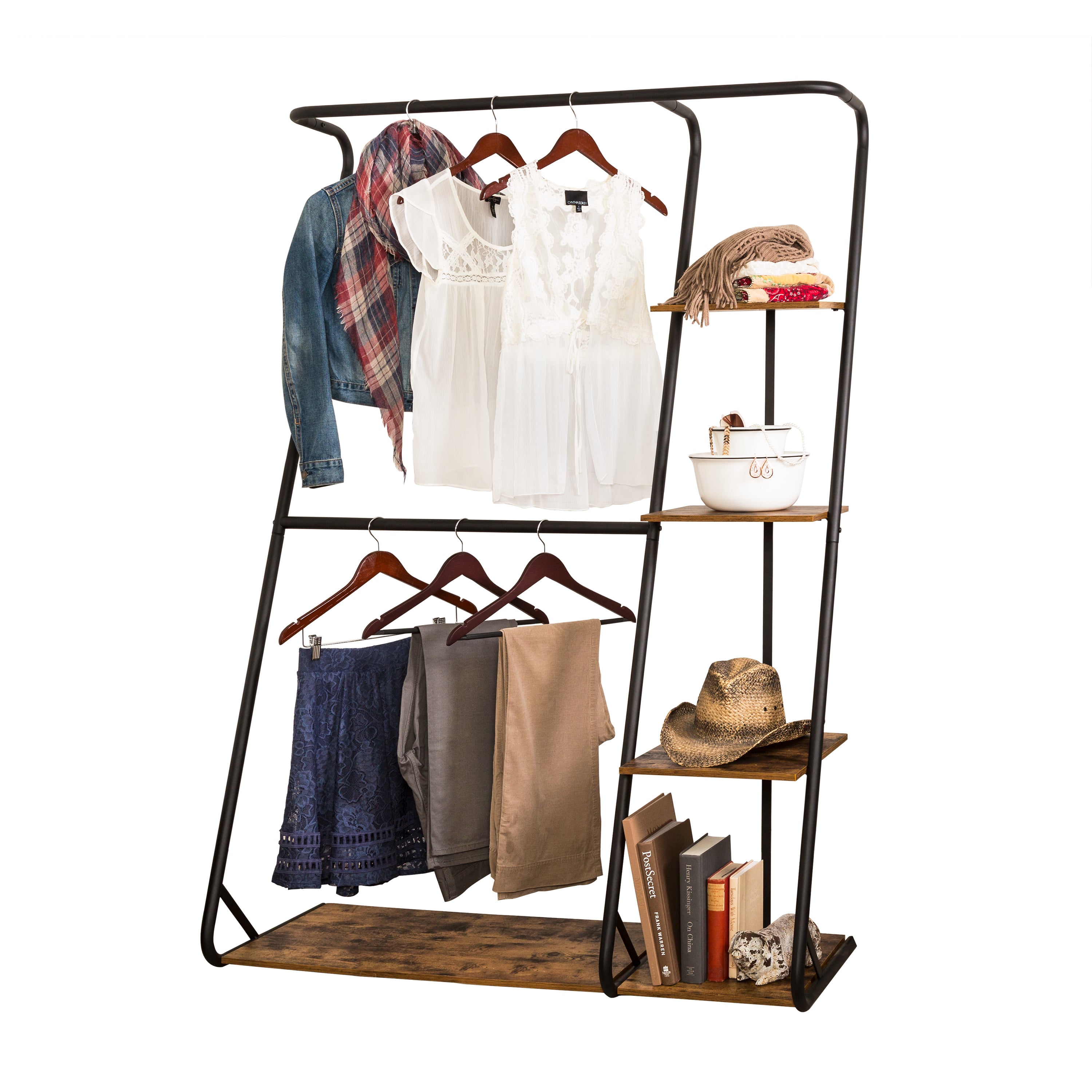 floor standing clothes hanger