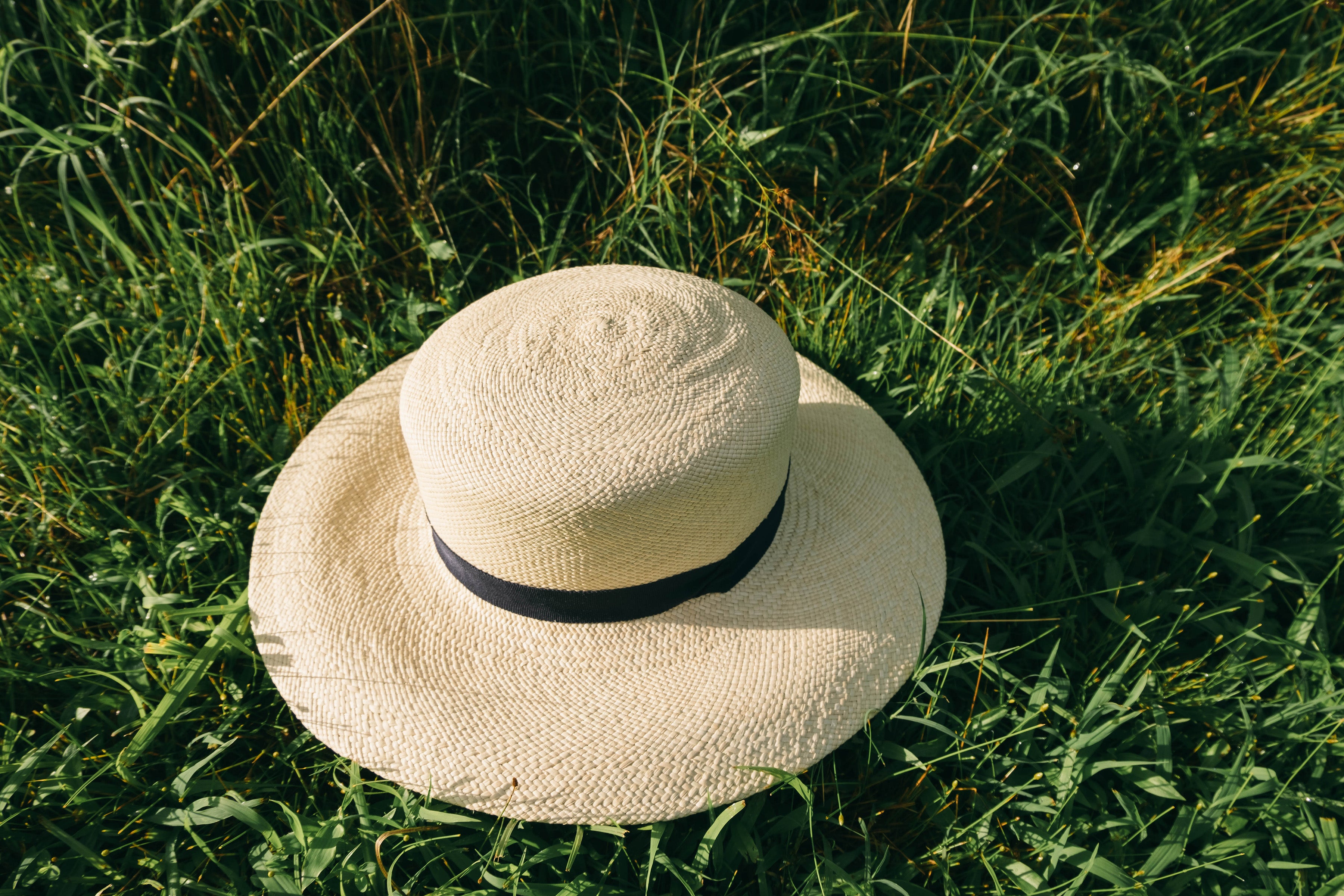 The Florist Sun Hat | Natural Straw - Cotton & Moss