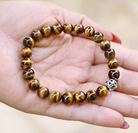 real tiger eye bracelet