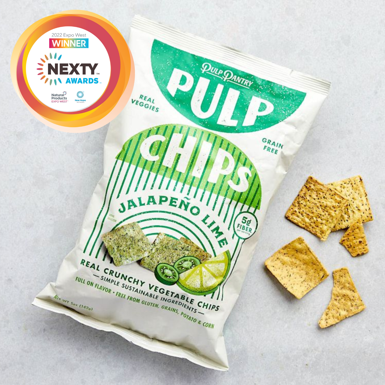 Pulp Pantry wins the NEXTY for Best Salty Snack 2022