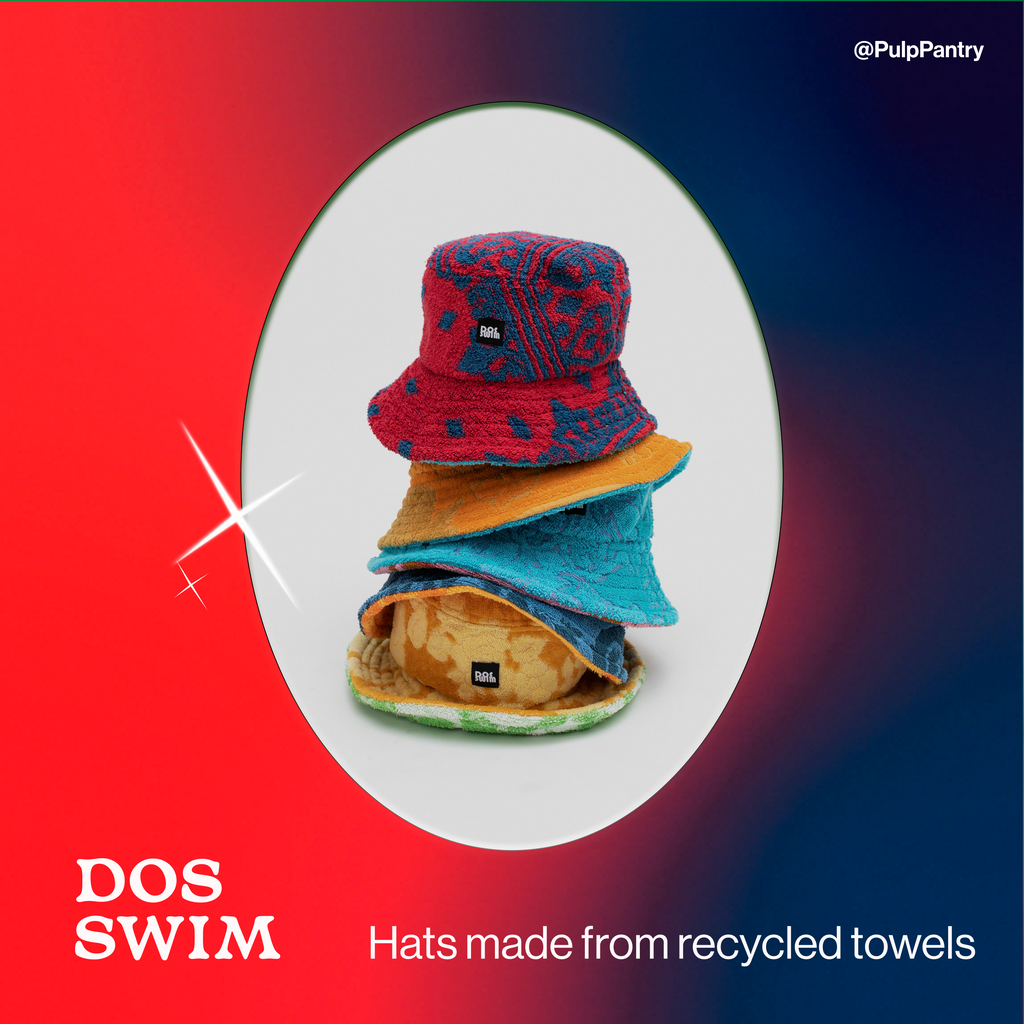 Dos Swim upcycled bucket hat