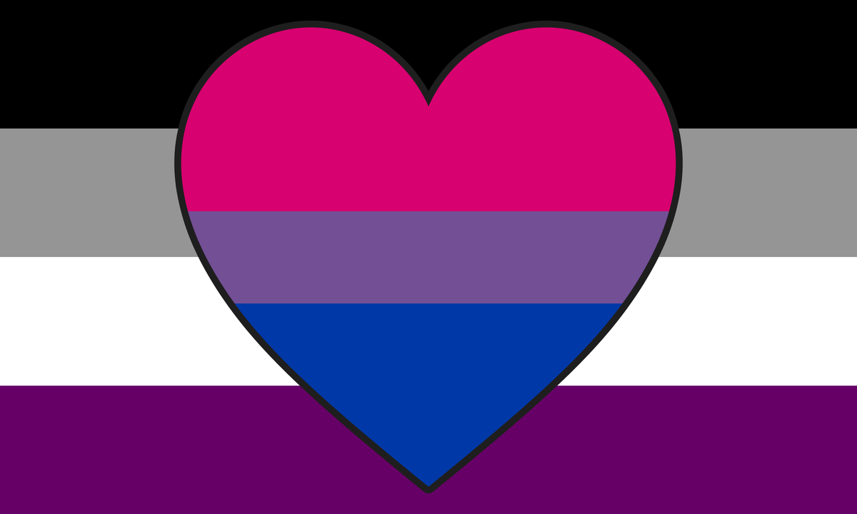 Asexual Biromantic Pride Flag – Pride Nation