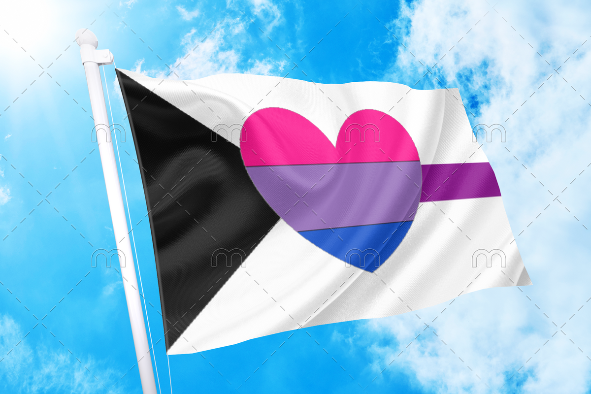 Biromantic Demisexual Flag Pride Nation 