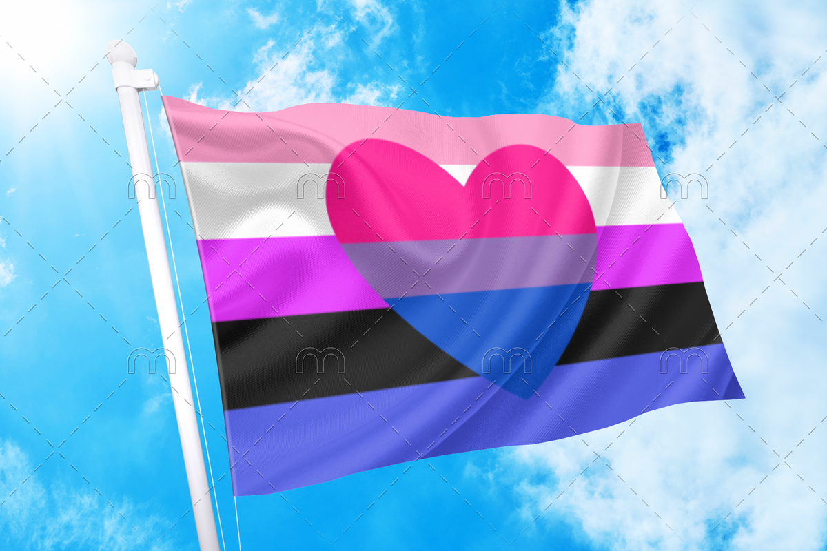 bisexual and gender fluid flag