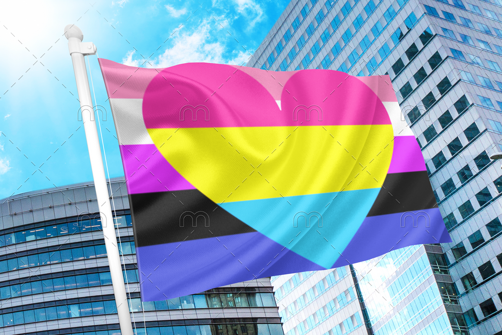 pan and gender fluid flag