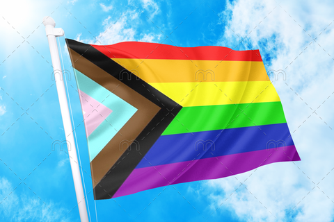 Progress Pride Flag Pride Nation