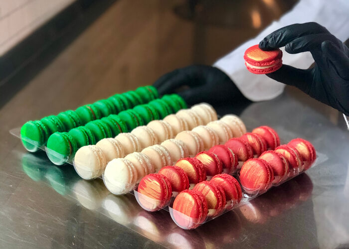 Christmas Macarons