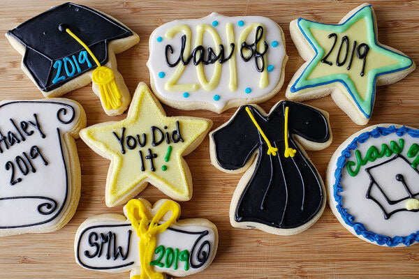 Graduation Shortbread Cookies