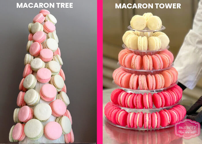 Macaron tree vs macaron tower