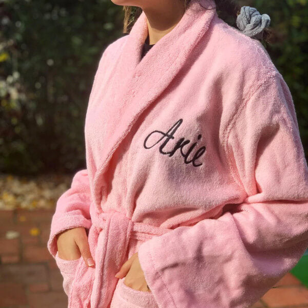Personalized bath robe