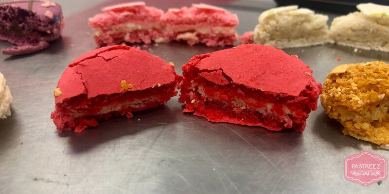 Red Velvet macaron from Macaron Bar