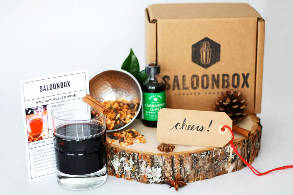 Saloon box cocktail subscription box for couples