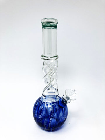 10 inch twist glass bong