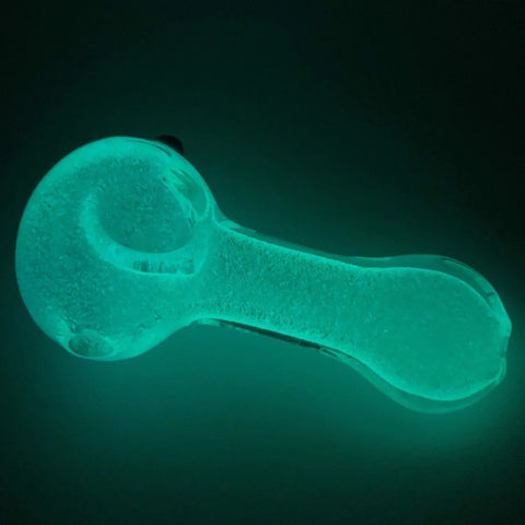 Glow In The Dark Glass Pipe 3.5"