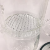 honeycomb glass bong perc