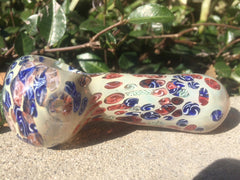 Solid Frit Glass Hand Pipe