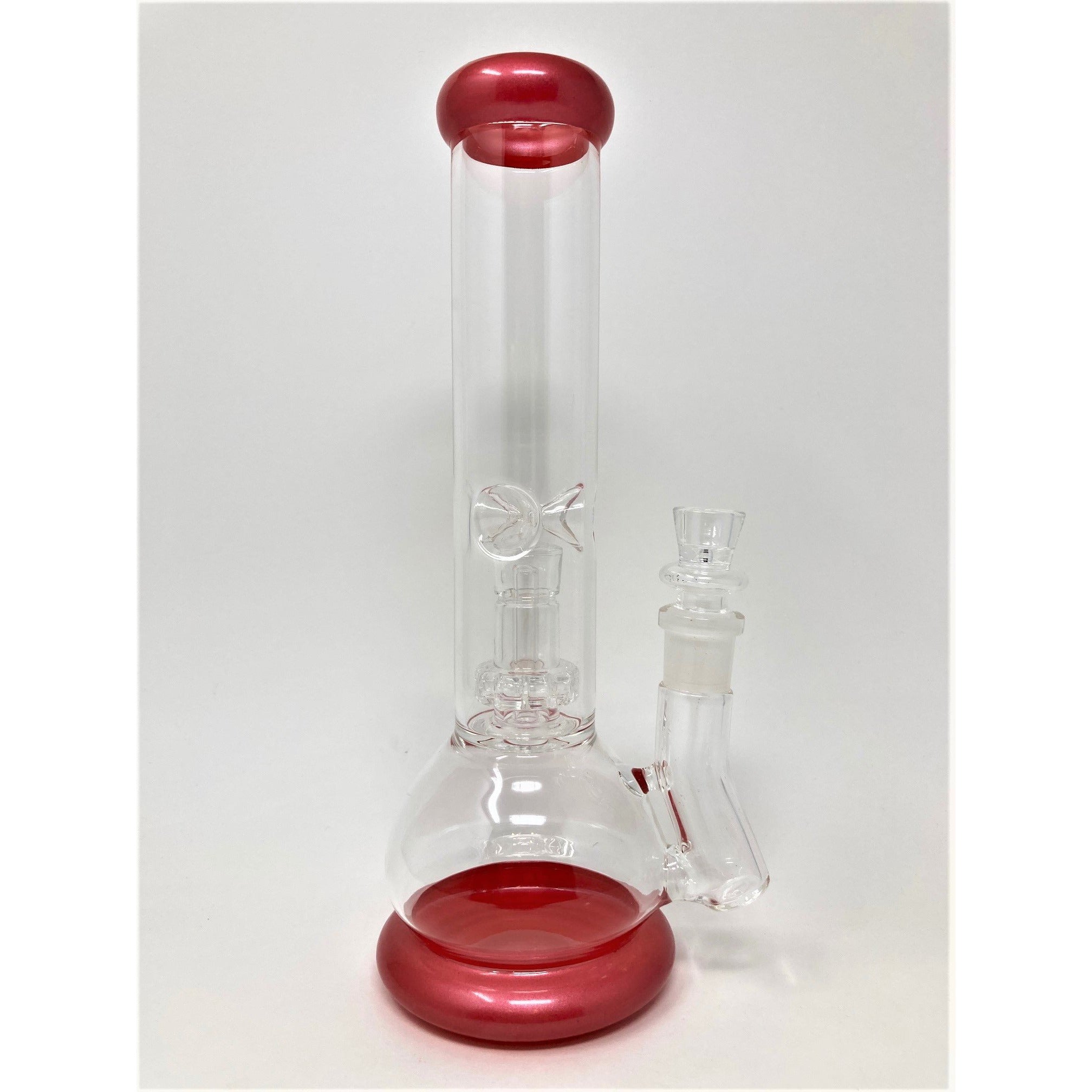 11" Beaker Base Percolator Glass Bong - Kings Pipes