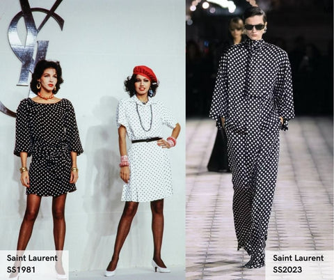 Polka Dot Runway Looks