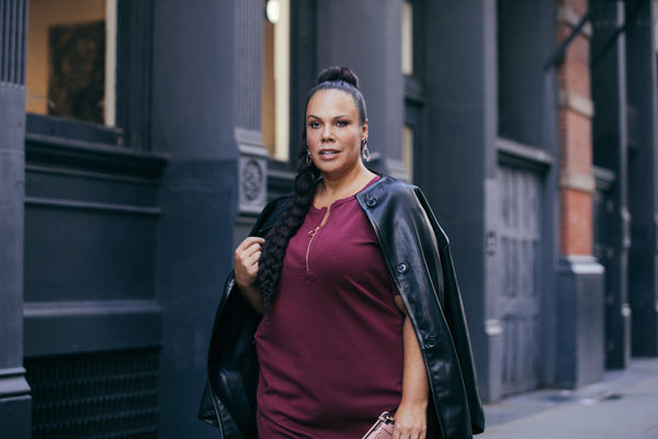 See Rose Go Plus Size Street Style Look as seen on Madeline Jones and Photograph by Lydia Hudgens