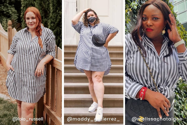 How to wear horizontal stripes in plus size – See ROSE Go