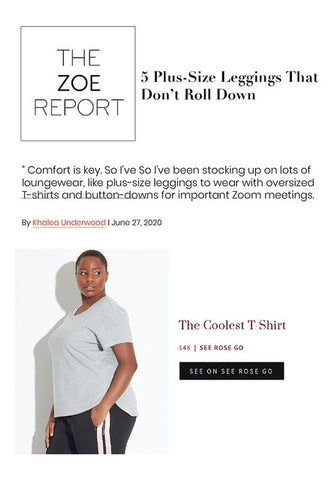 The Zoe Report features plus size reversible t-shirt from See ROSE Go