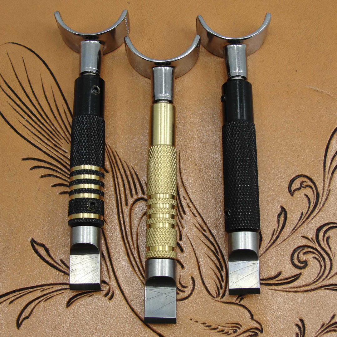 E-outstanding Swivel Knife 1Set Alloy Steel Rotating Carving Knife Leather Engraving Knife DIY Handmade Adjustable Swivel Leather Tool