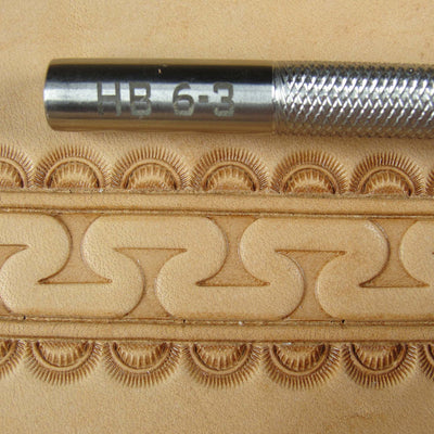 Hourglass Border Leather Stamp - Stainless Steel | Pro Leather Carvers