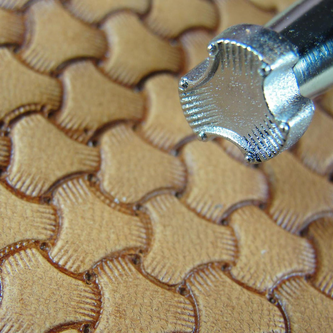 Large Tri-Weave Leather Stamp, X503S, Stamping Tool  Leather craftsmen,  Bead leather, Leather craft tools
