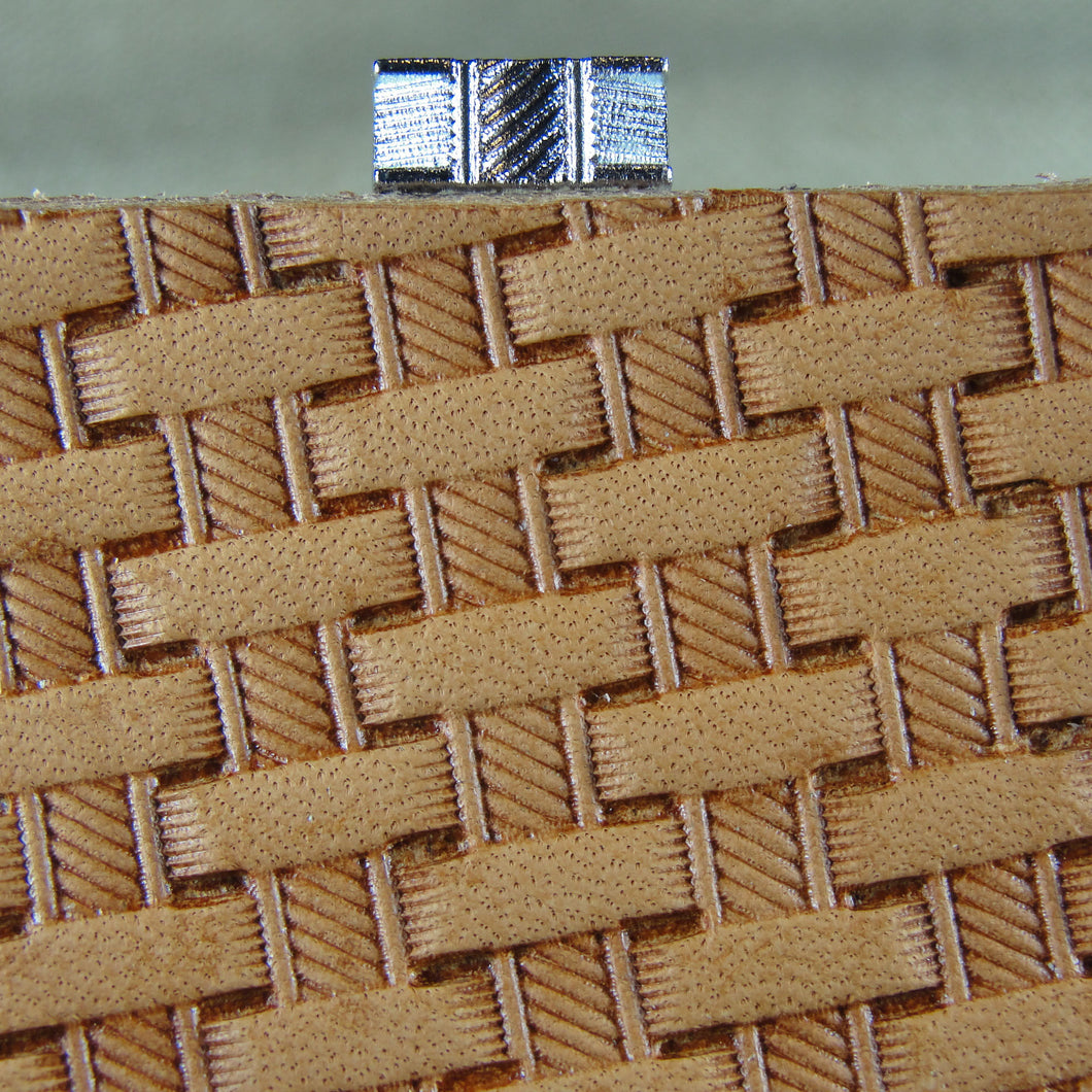 X500-2 Rope Basket Weave Leather Stamp - Japan | Pro Leather Carvers