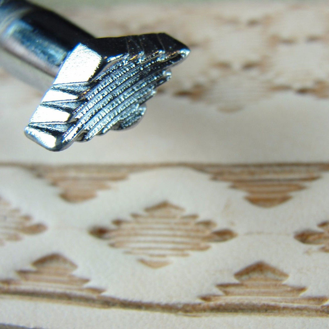 F926d Diamond Geometric Leather Stamp Pro Leather Carvers