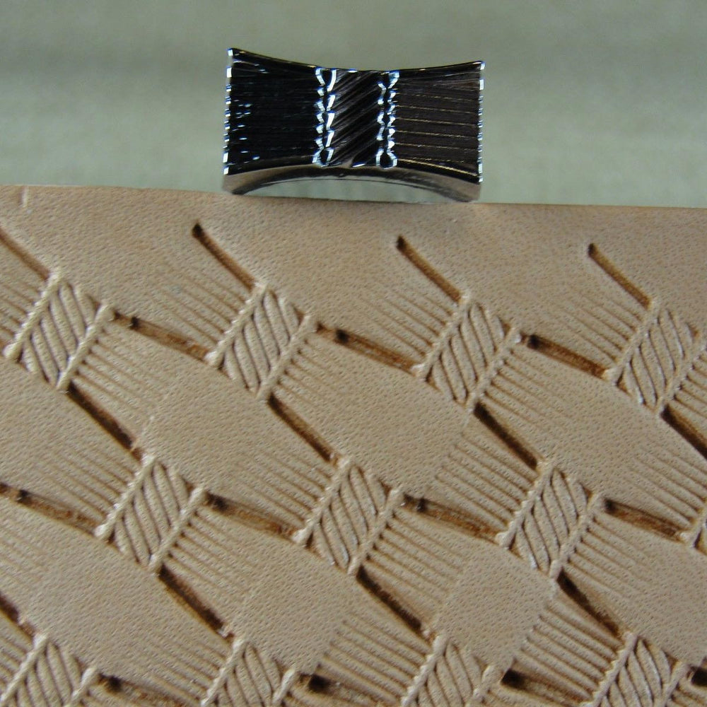 Large Tri-Weave Leather Stamp, X503S, Stamping Tool  Leather craftsmen,  Bead leather, Leather craft tools