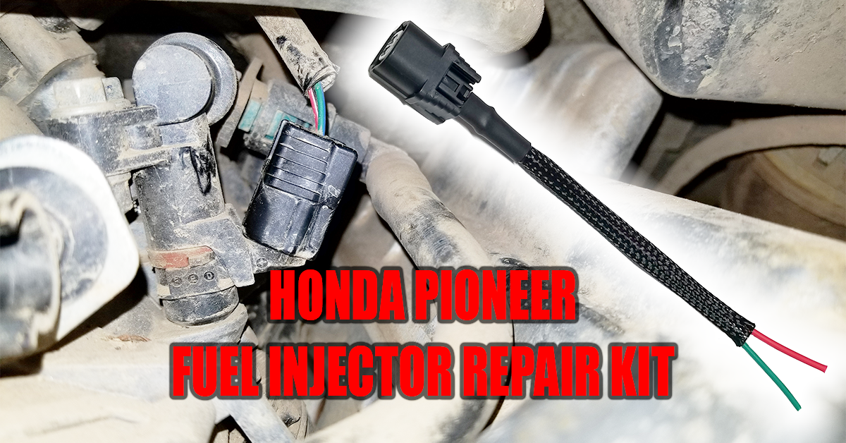 Honda Pioneer / Talon 1000 fuel injector wire repair kit. SXS1000 - The