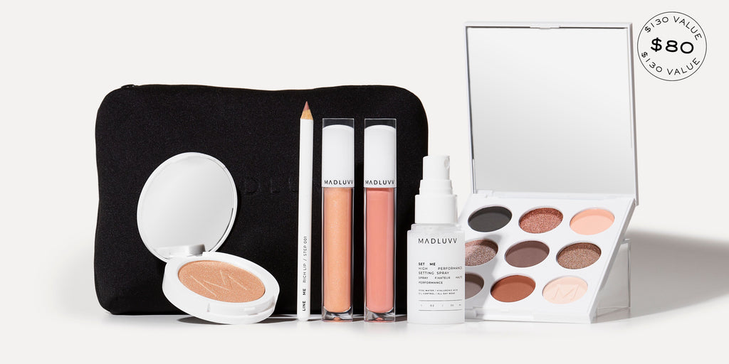 below the brow holiday makeup gift bundle