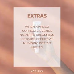 How to apply Zensa Numbing Cream