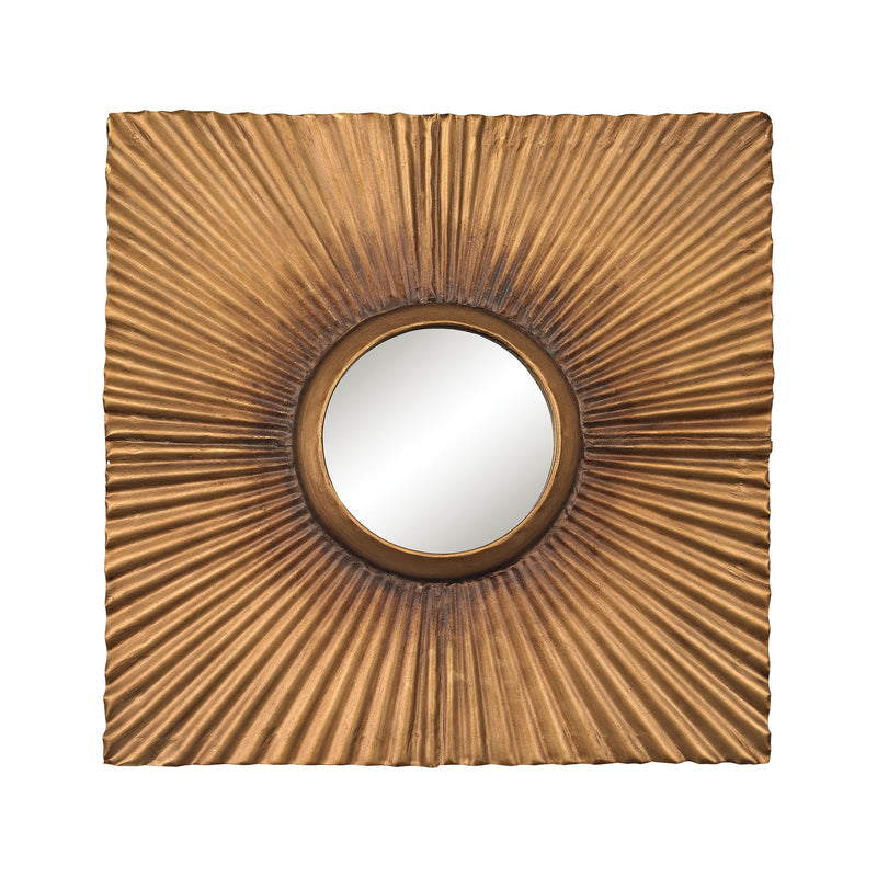 351-10207 Terraced Gold Panel Mirror, Mirror, Sterling, - ReeceFurniture.com - Free Local Pick Ups: Frankenmuth, MI, Indianapolis, IN, Chicago Ridge, IL, and Detroit, MI