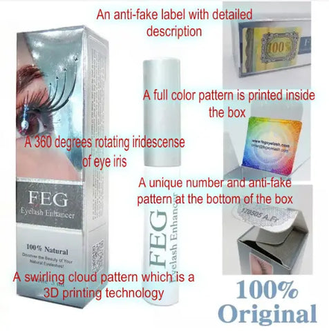 How to spot a genuine FEG Eyelashes Enhancer