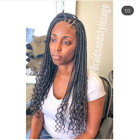 Featured image of post Goddess Knotless Braids Small - Knotless goddess braids 🔥 lakia star 💕.