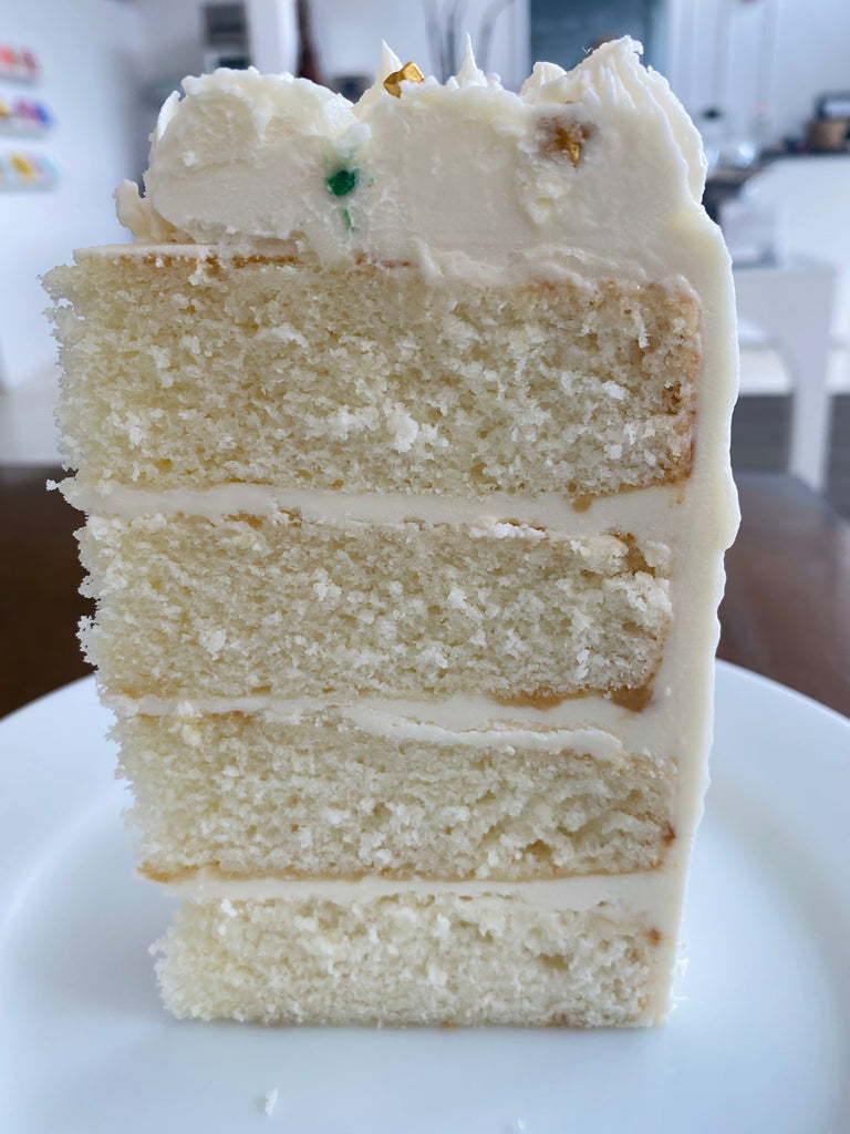 Almond Wedding Cake with Vanilla Buttercream Beth Biundo Sweets