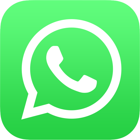 whatsapp logo button. click to chat with us on whatsapp