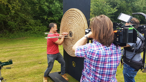 Joe drawing arrows