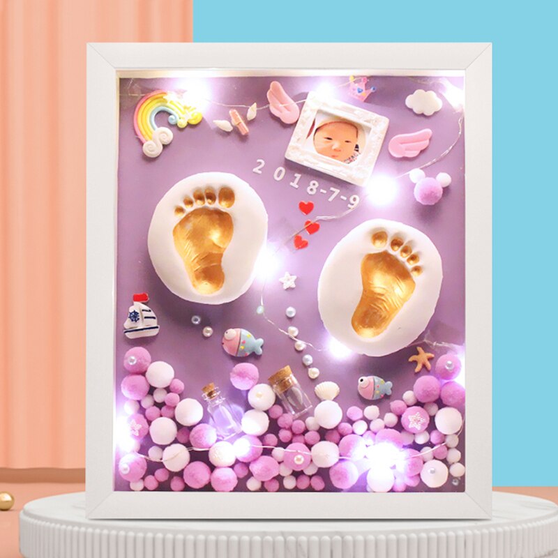 Kit Diy Realisation Tableau Decoratif Empreinte Bebe La Maison Des Mamans