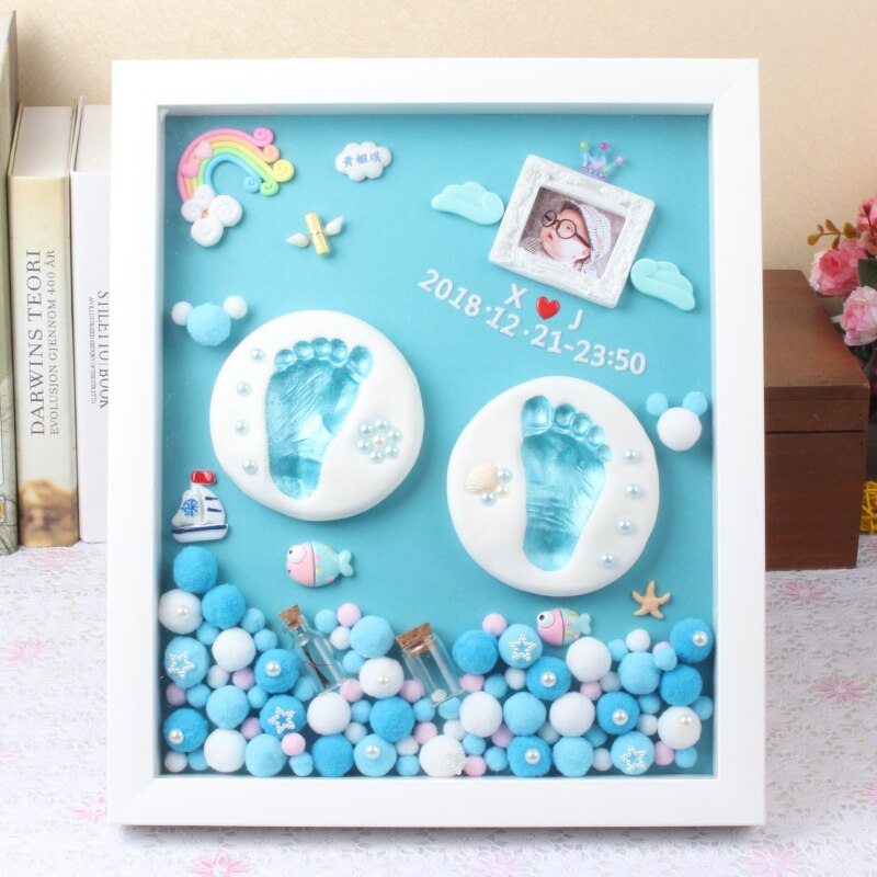 Kit Diy Realisation Tableau Decoratif Empreinte Bebe La Maison Des Mamans