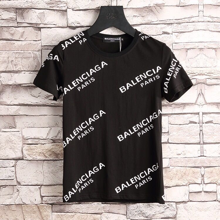 balenciaga black and white shirt