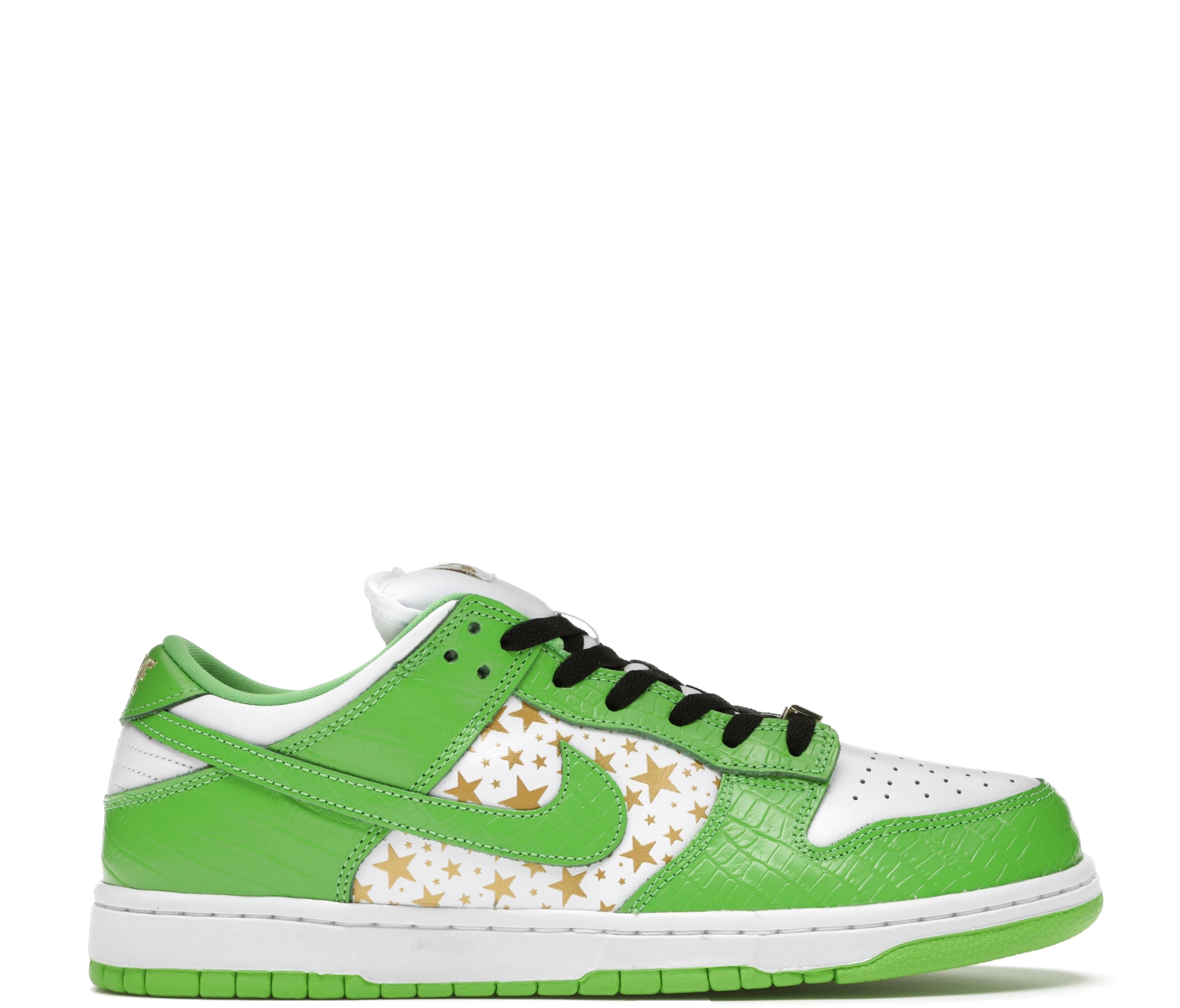 nike sb dunk low supreme stars mean green