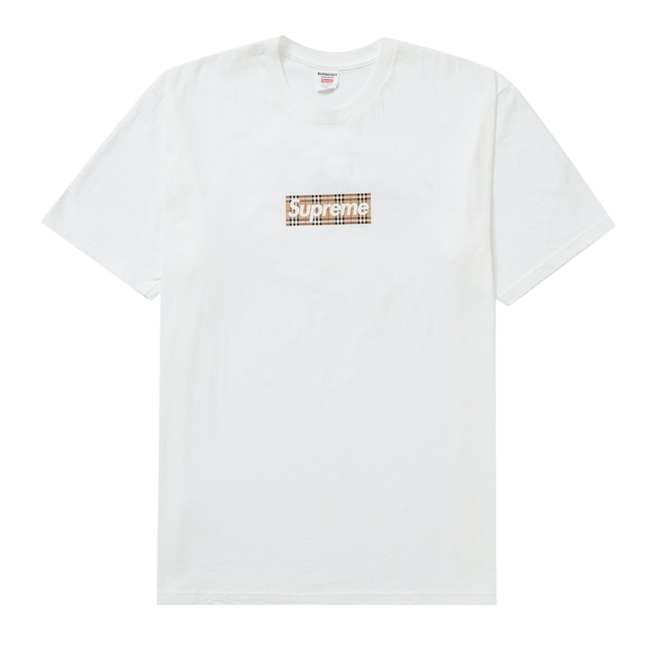 Supreme x Burberry Box Logo Tee Shirt iuu.org.tr