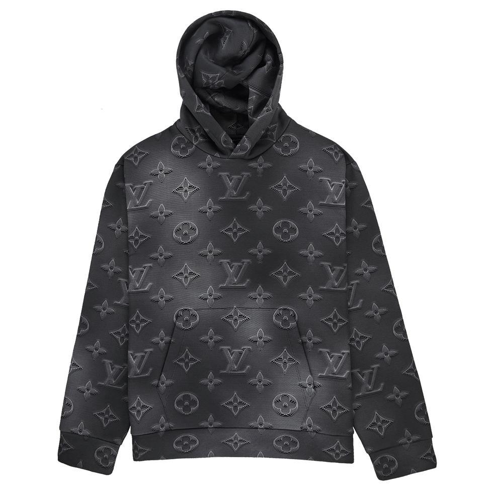 louis vuitton black monogram sweater