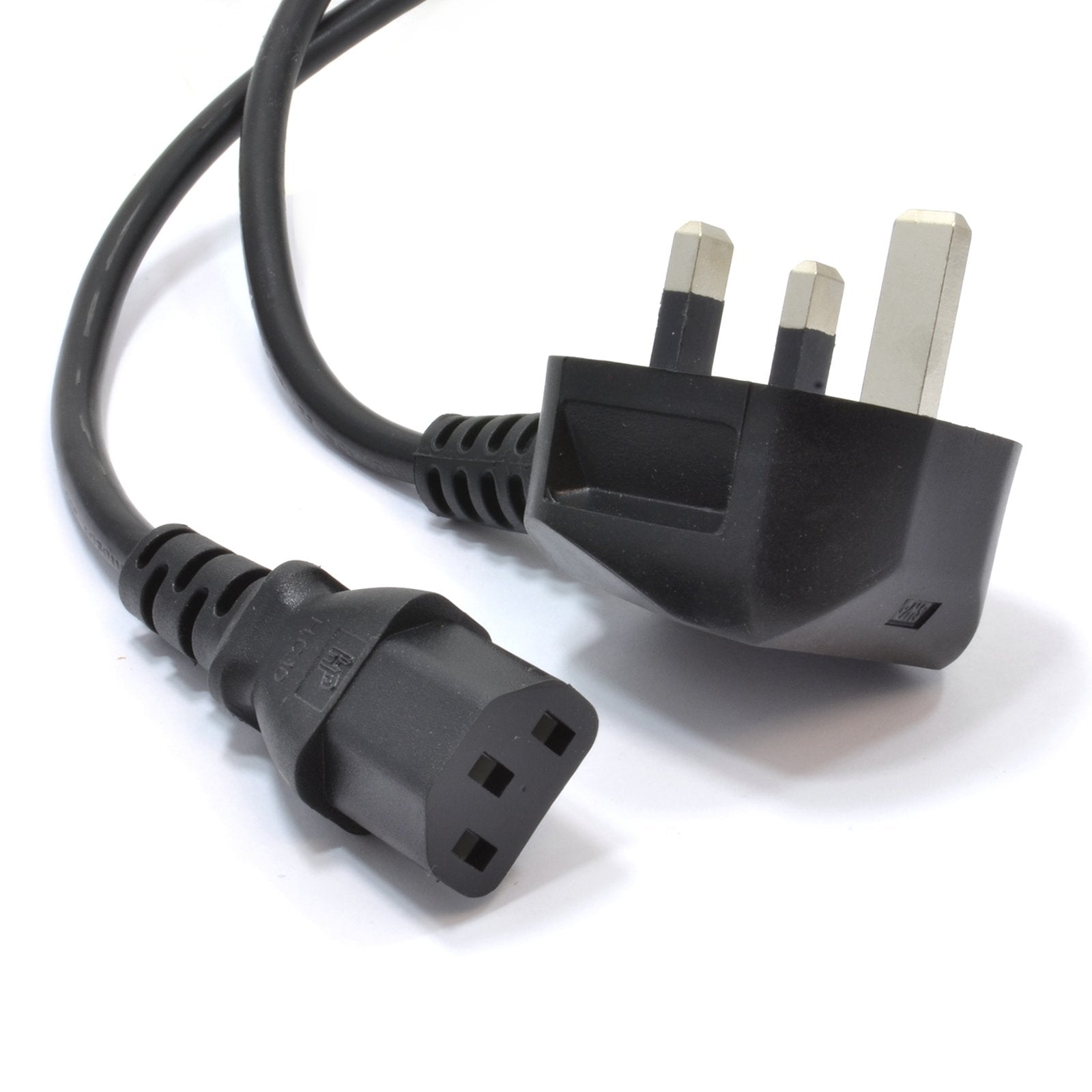 1M Kettle Lead Cables UK Plug 3pin to IEC C5 power CandTtech