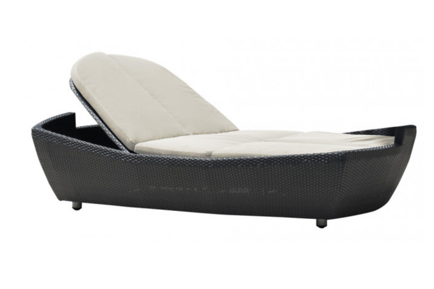 Onyx Double Folding Chaise Lounge SKU: PJO-1901-BLK-DL