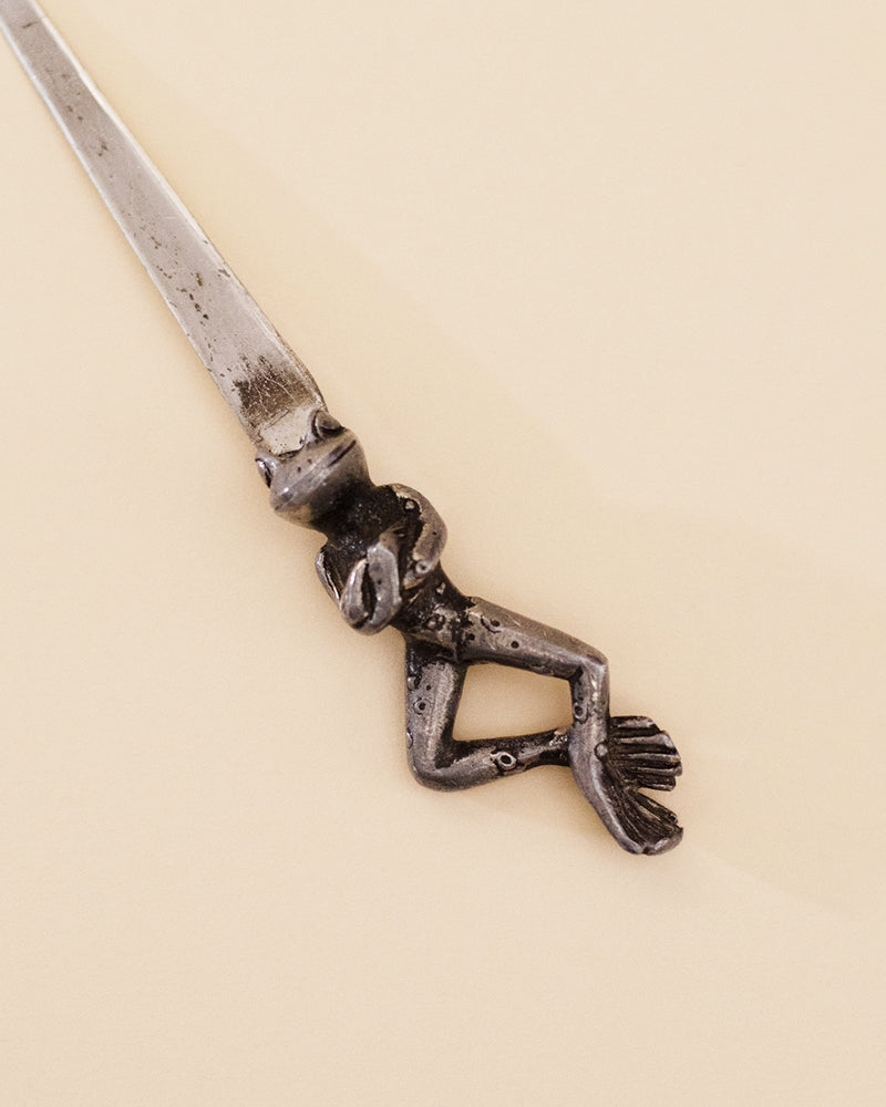 Frog Letter Opener Detail