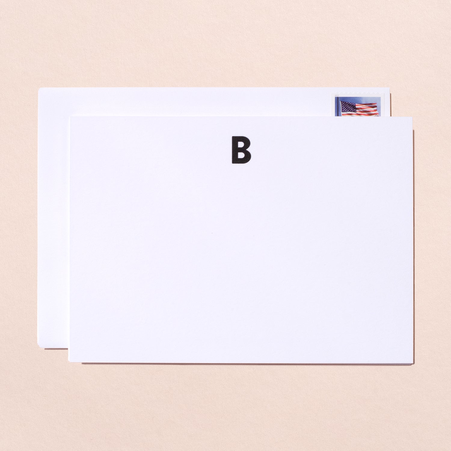 Pick-A-Letter Note Kit on beige background. 